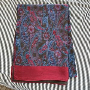 Designer silk scarf